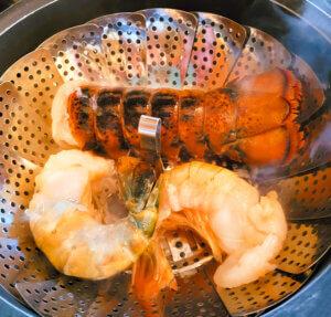 Lobster + Shrimp Steaming Southwest Seafood Tower