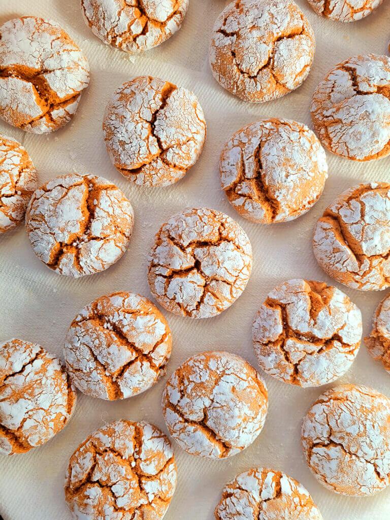 Southwest Winter Crackle Cookies Vertical