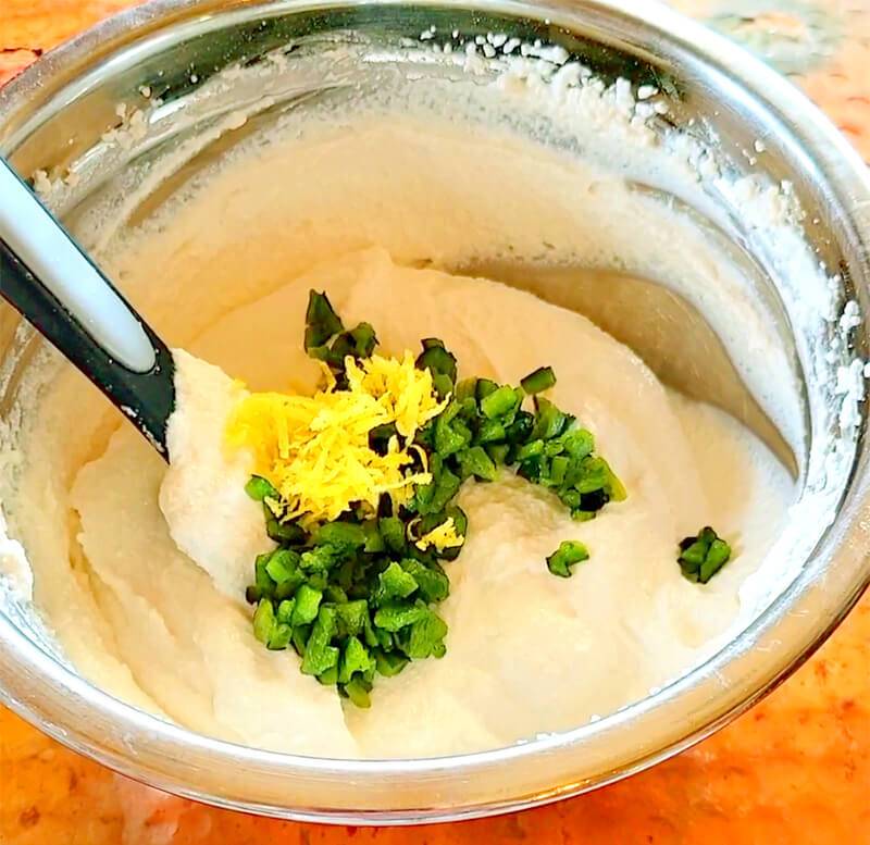 LactoseFree Cream Cheese with Poblano and Lemon FODify It!